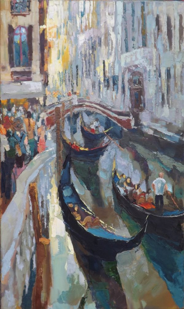 Roman Gruszecki kanał w Wenecji